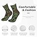 Camouflage Patternprint Socks Thickened Fashionable Warm Sock Sports Socks Crew Sock For Women Men 12 In