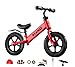 Wakouasu ペダルなし自転車 キッズバイク キックバイク 子供用自転車 12インチ 超軽量 持ち運びも簡単 おしゃれ K12 発泡タイヤ 乗り物 お祝い プレゼント 男の子 女の子 子どもの日 誕生日 プレゼント 2~5歳 (レッド))
