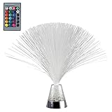 🌟【Decoracion perfecta】La fuente de fibras y la base que cambia de color hacen que esta lámpara se vea magnífica en la oscuridad y realmente da la impresión de que las luces flotan en el aire.