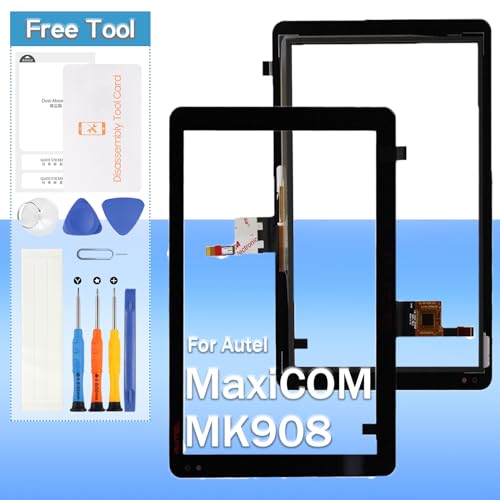 (LCD�͊܂܂�܂���)A-MIND For Autel MaxiCOM MK908 MK908 Pro MaxiIM IM608 �^�b�`�p�l�� �����C���p 10.1 �C���` �^�b�`�X�N���[�������p ������ʌ����C���p�L�b�g �����̏C���H��