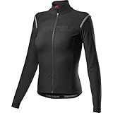 jersey nanos perro Cremallera YKK Vislon CASTELLI Todo Nano Ros W Jersey, Mujer, Camiseta, 4520559, Negro, S