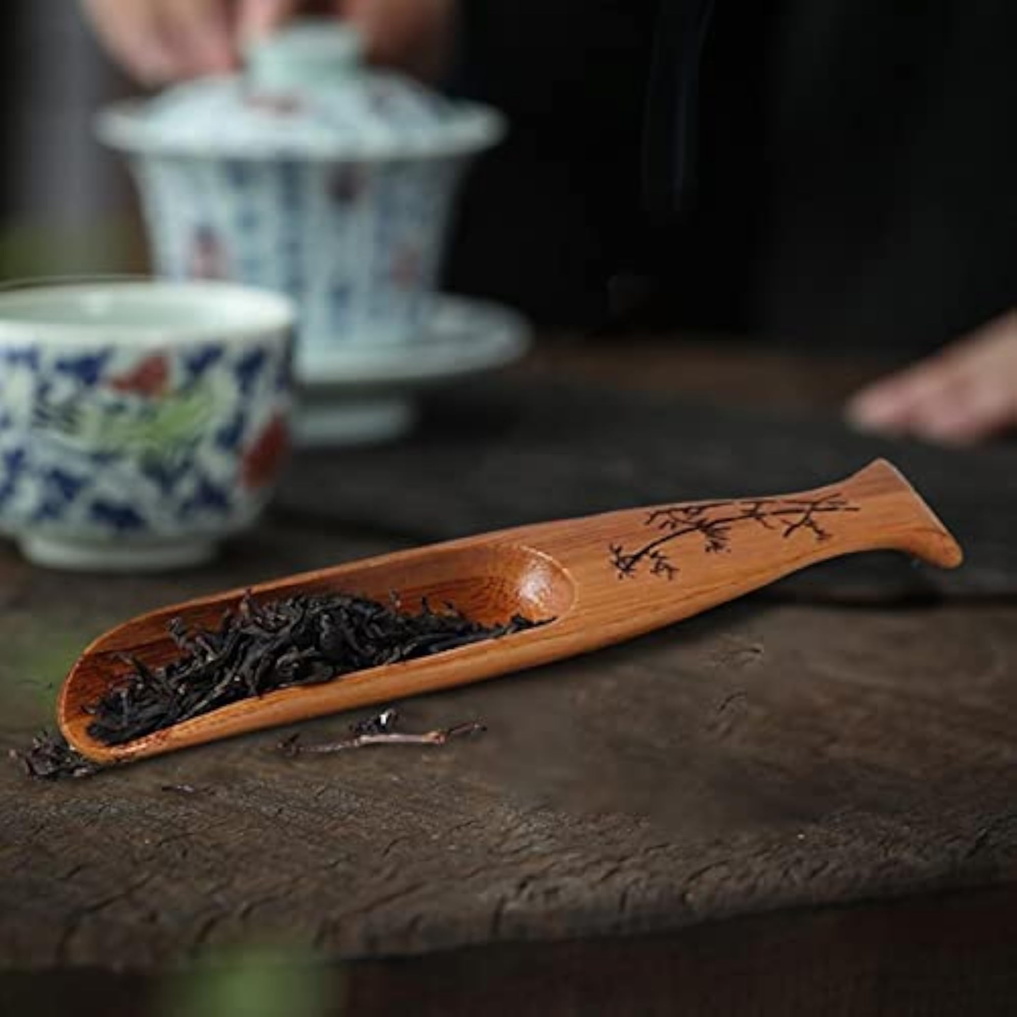 Durable Teaspoon Scooper with Handle for Tea Leaves