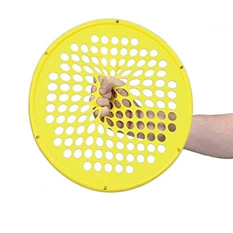 Physiostore Grip Exerciser Web Exerciser Hand Exerciser Finger Exerciser Grip Trainer (Yellow- Very Light Resistance)