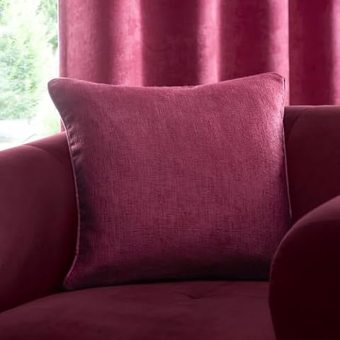 Fusion Wine Red Cushion with Filling Cover