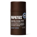Papatui by Dwayne Johnson Mess-Free Enhancing Tattoo Stick | Revitalize, Protect and Brighten Tattoos | Made with Vitamin E | Coconut Woods | 2.6oz