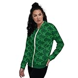 Unisex Bomber Jacket K-LIVE Entertainment KL Green Unisex Bomber Jacket