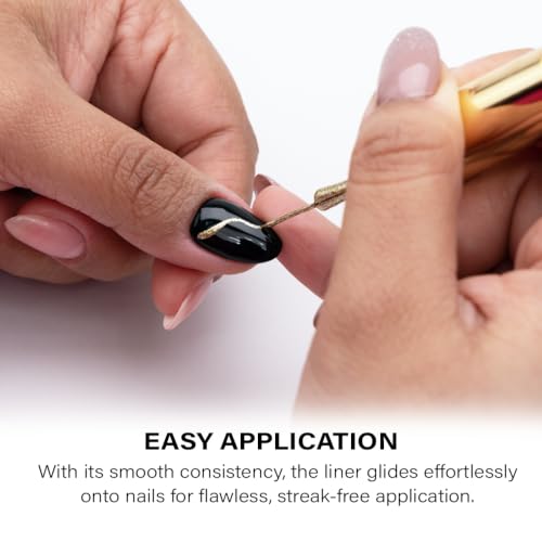 Mia Secret Gold Glitter Gel Liner para Uñas 0.21 oz miniatura 3