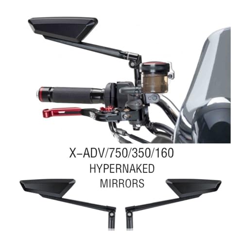 Espejo retrovisor moto hypernaked con ángulo ajustable max visión 2