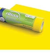Fadeless Bulletin Board Paper, Fade-Resistant Paper for Classroom Decor, 48” x 50’, Canary, 1 Roll