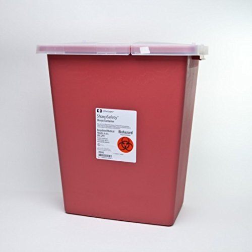 Kendall Sharps Container 8 Gallon Red - Model 8980 by Kendall