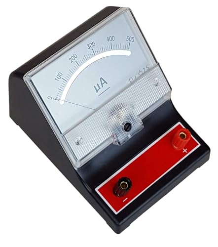 Ampèremètre analogique CC 4-13093 avec cadran haute sensibilité 0-500uA rouge