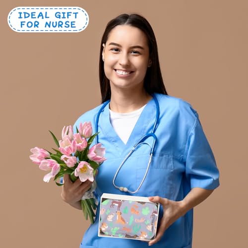 Image of 6 Pcs Scrub Caps for Women Doctor Nursing Hats with Buttons Adjustable Tie Back Working Cap Bouffant Scrub Hats for Women Men