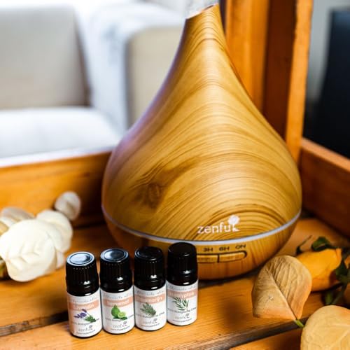 Diffuseur d'aromathérapie Timber Light 550ML pour un salon relaxant - 6