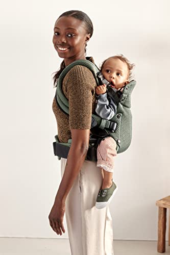 BabyBjörn Baby Carrier Harmony, Dark Green, 3D Mesh | 3-in-1 Ergonomic Baby Carrier; Newborn, Facing-in, Outward-Facing, and Back Carrying Positions Supported (7-40 lbs), Newborn to Toddler