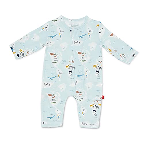 Image of Magnetic Me Easy-Close Modal Coverall Jumpsuit Sea The World 3-6 Months