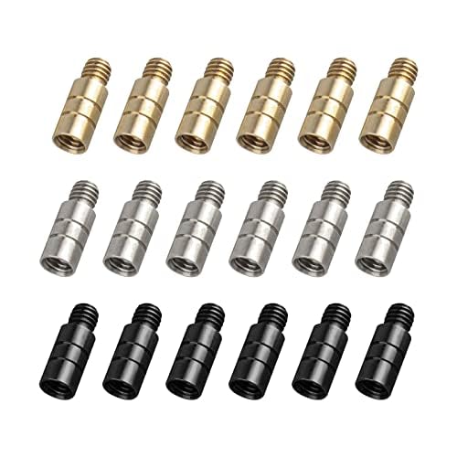 dcvbny 2g Dart Weights Brass Copper 2BA Thread Add Accentuator Tool for Darts Accessories - 18 Pieces