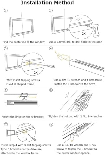 Remote Control Electric Window Opener for Skylights, Greenhouses & Roof Vents - Automatic Ventilation Solution for Optimal Airflow & Temperature Control