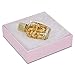 TheDisplayGuys - 25-Pack #33 Cotton Filled Cardboard Paper Jewelry Boxes Gift Case - Pastel Pink (3.5