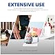 Glarks 8Pcs 150ML/5oz, 250ML/8.45oz, 500ML/16.9oz Plastikwaschflaschen, 3Pcs Klar/Blau/Rosa Farbe Tattoo Wasser Spritzflasche Squeeze Diffuser Flasche Lebensmittelspender und 5pcs Trichter Set
