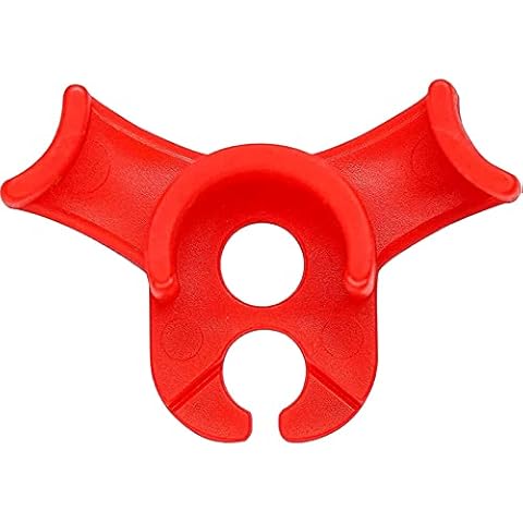 YAXINRUI 30 PCS Low-Pressure Training Clip 90 Degrees Plant Stem Trainer Plant Training Clips Plant Bender Red Cover