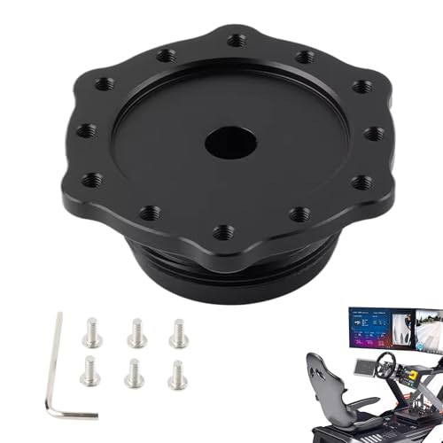 Juego Volante Volante - Hub Del Volante | Espaciadores De Ruedas | Adaptador De Volante De Juego De Carreras | De Reemplazo De Equipos Para PC Automotive Racing Dispositivos For Men Women
