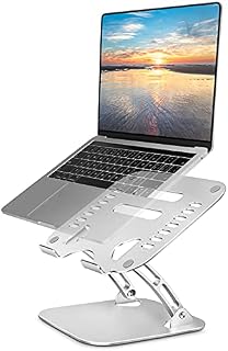 TECOOL Podstawka Na Laptopa Uchwyt Na Notebooka, Regulowana Aluminiowa Podstawka Pod Komputer Pod Kątem, Podnośnik Do Macbooka Pro, Air, Dell, Hp Wszystkie Tablety/Notebooki 9,7 "-15,6"