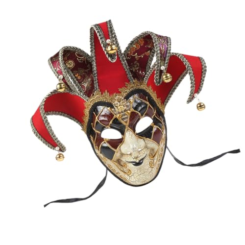 Máscara veneciana para Carnaval y fiestas de mascarada con diseño cómodo vintage