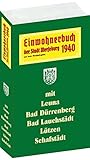  Einwohnerbuch der Stadt MERSEBURG 1940 mit Stadtplan: Adressbuch mit Leuna, Bad Dürrenberg, Bad Lauchstädt, Lützen und Schafstädt