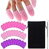 PIAOPIAONIU-30-PCS-Finger-Tips-Protectors-Silicone-Fingertips-Protect-Nails-Finger-Cover-Caps-Comfortable-Finger-Sleeves-from-Tanning-BedsUV-Rays PIAOPIAONIU 30 PCS Nail Polish Protector for Fingers Silicone Fingertips Protect Nails Finger Cover Caps Comfortable Finger Sleeves from Tanning Beds/UV Rays