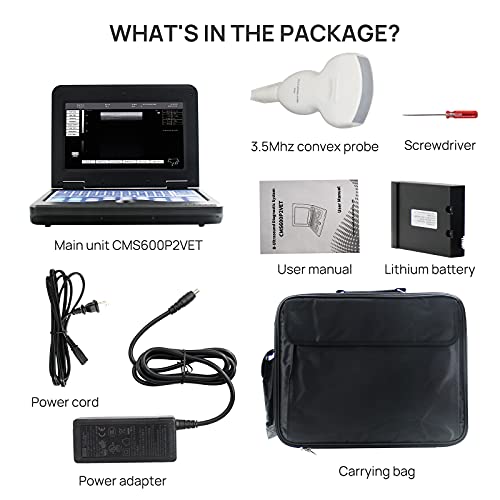 Contec Veterinary Portable Ultrasound Scanner For Pregnancy Check On Animals Horse Equine Goat Sheep Dog With 3.5Mhz Convex Probe thumb #2