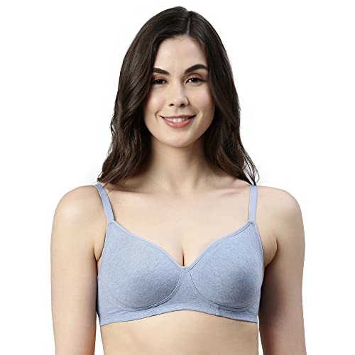 Image of Enamor Womens Non Padded Non Wired Full Coverage Every Day Bra