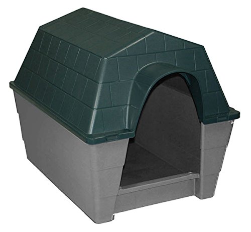 Caseta perro resina 63x66x82 cm cobertizo exterior mascotas