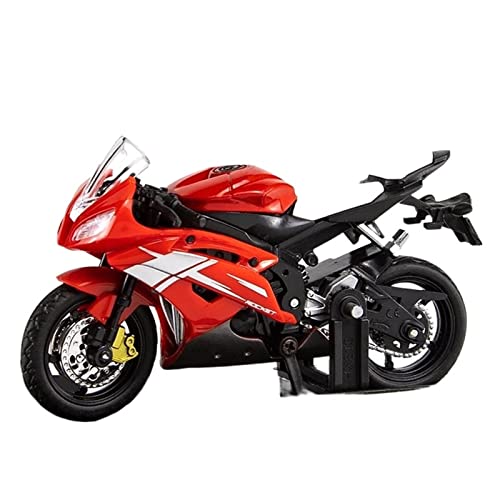 Moto miniature R6 1:18 rouge, le cadeau de collection idéal pour motard