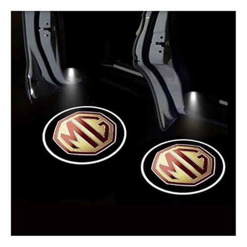 R-timer 2 Piezas Proyector Puerta Coche para MG 4 I 2022-2025, Luces de Bienvenida LED Inalámbricas HD Accesorios Tuning Fácil Instalación