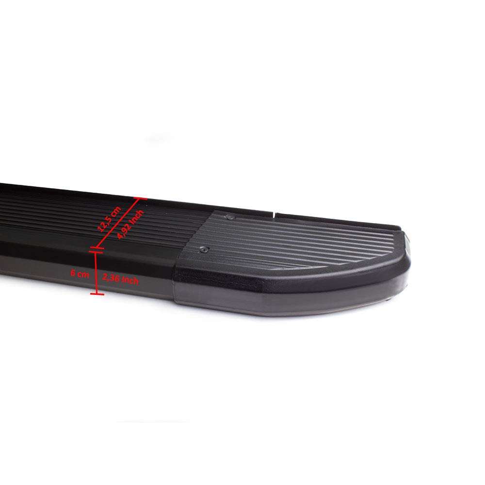 SORAD 2 stück Auto Trittbretter Seitenschweller für Mercedes Vito Clase V W447 2014-2023 Langer2x, Trittbretter Schweller Seitenstufen Trittbrett Seitentrittleistenpedale
