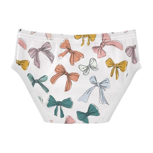 Wusikd Bows Colors Boys' Underwear Cotton Boys Briefs Soft Toddler Underwear 2T2