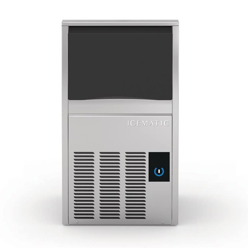 Machine à Glaçons Pleins Connectée avec Réserve 28 kg - Icematic