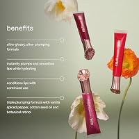 r.e.m. beauty by Ariana Grande Wicked: For Good | Poppy Plumping Lip Gloss | Pretty as a Poppy | Instant Plumping Effect for Hydrated, Softer and Smoother Lips | Silky, Non-Sticky Feel | 0.34 Fl Oz — image 6