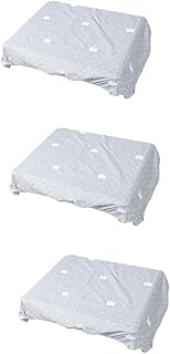 Holibanna 3 Pçs Lençol De Cama Menina Colchão De Cama Berço Berço Ajustado Colchão De Cama Infantil Tecido Dossel Capas De Berço De Bebê Capas De Berço Para Meninos Conjunto Neutro