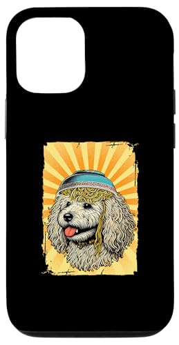 iPhone 15 Pro Poodle Dog Flipped Noodle Bowl Pasta Spaghetti Case