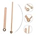 Homoyoyo 1set Wooden Clock Hand Repair Tool Simple Design for Wall Clocks and Easy to Install and Supplies