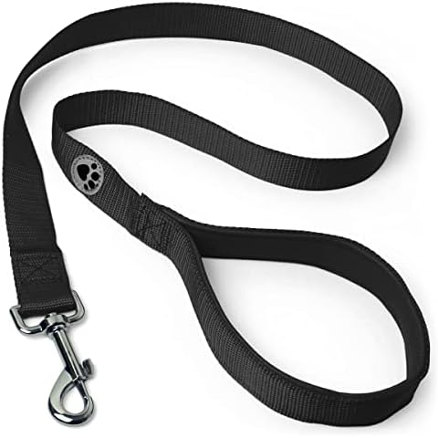 iGadgitz Home U7227 Padded Dog Lead, Padded Handle Dog Lead, Padded Dog Leash -Black -122cm (1.22m) 4ft Cover
