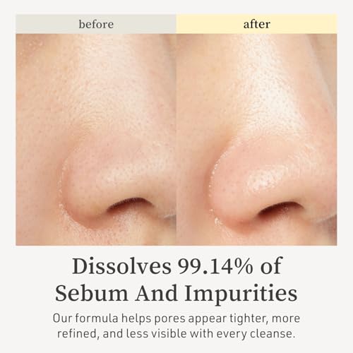 NOONI Korean Facial Oil Cleanser - Snow Aqua 0 LHA Toning Cleansing Oil | Makeup Cleansing, Double Cleansing, Blackhead Control, Pore Cleansing Oil for Face, 200ml, 6.76 Fl. Oz. - Image 4