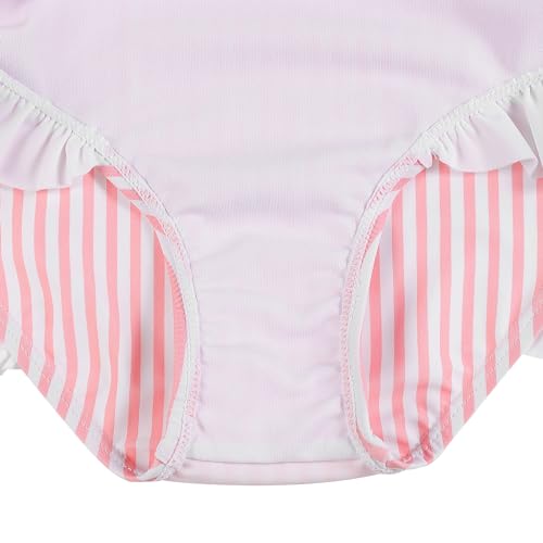 Image of LIZENS One Piece Swimsuit for Girls Swimwear with Ruffled Children Bathing Suit