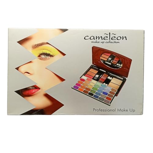 Image of Cameleon Makeup Kit for Women - All-in-One Multi-Palette Set with Eyeshadows, Blush, Compact, Lip Colors - Ideal for All Skin Tones (G1688)