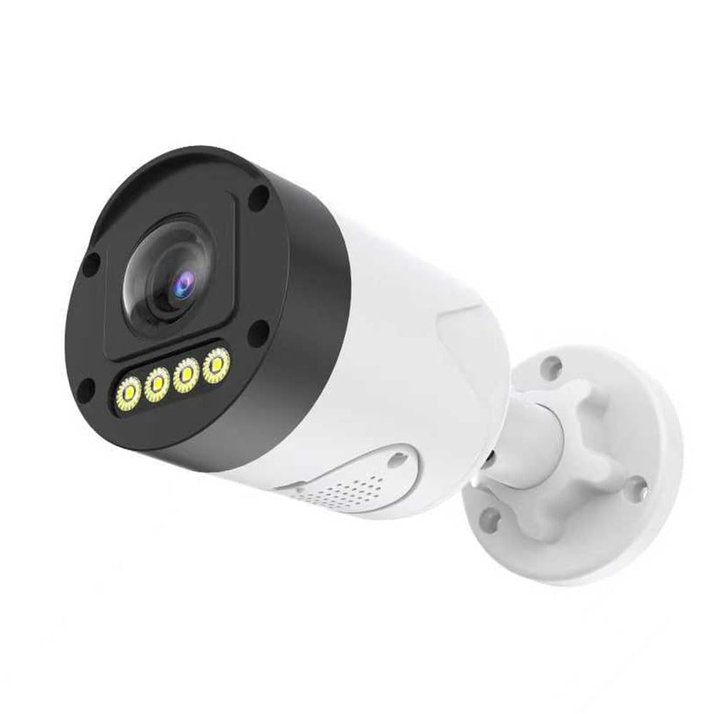 5MP Caméra de Surveillance Extérieure PoE, Caméra IP Extérieure avec Détection Personne/Véhicule, Vision Nocturne IR 30m, Etanche IP66(NO WiFi)