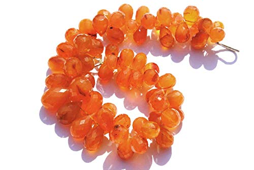 Perles de cornaline en vrac pour composer soi-même des colliers uniques