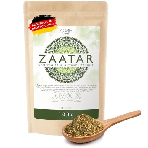 Zaatar Zaatar Gewürz 100g orientalisch Gewürze vegan Gewürzmischung Sumach Za atar frei von Zusatzstoffen