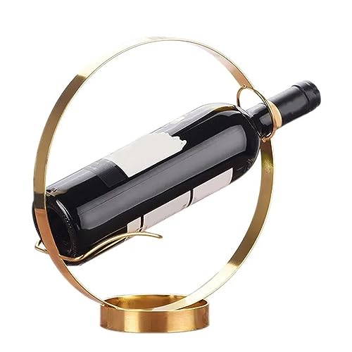JISADER Porte-Bouteille en Métal,Casier à Vin,Porte-Bouteilles de Vin Moderne,Support pour Bouteille de Vin,Range Bouteilles pour Cuisine,Décoration de...