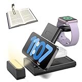 ✅【Base di ricarica wireless sicura】La nostra base ricarica iPhone Apple Watch AirPods è realizzata in materiale ABS ignifugo, fornendo protezioni multiple per i tuoi dispositivi. Con funzionalità come il rilevamento degli oggetti, il controllo della temperatura, la protezione da sovratensione e i fori di dissipazione del calore accuratamente progettati sul retro per prevenire il surriscaldamento durante la ricarica.